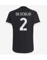 Juventus Mattia De Sciglio #2 Alternativní Dres 2023-24 Krátký Rukáv